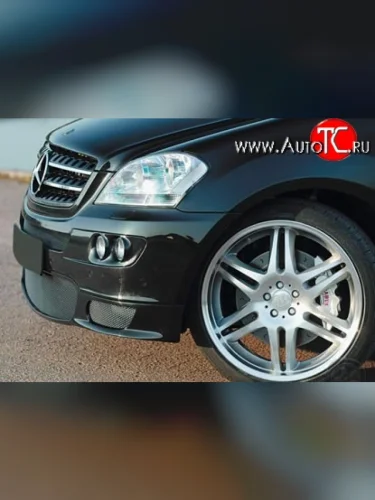 Передние вставки для модульной оптики Sport Mercedes-Benz ML class W164 дорестайлинг (2005-2008)
