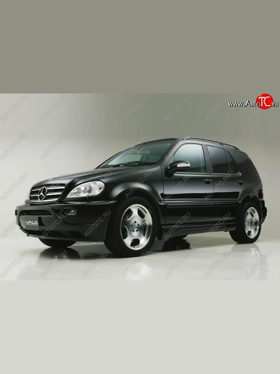 Пороги накладки Executive Line Wald Mercedes-Benz ML class W163 дорестайлинг (1997-2001) (Неокрашенные)  в Самаре Самарской области