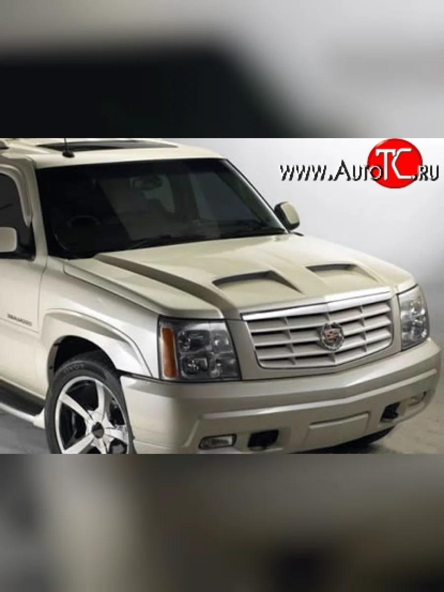 Пластиковый капот Custom Cadillac Escalade GMT820 джип 5 дв. короткая база (2001-2006) (Неокрашенный)  в Воронеже Воронежской области