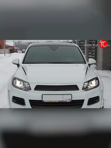 Пластиковый капот Enco Design Volkswagen Touareg 2 NF дорестайлинг (2010-2014)