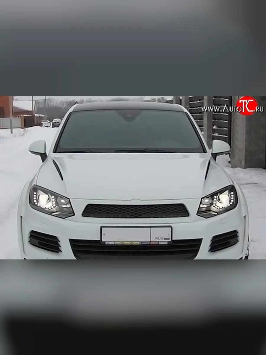 Пластиковый капот Enco Design Volkswagen Touareg 2 NF дорестайлинг (2010-2014) (Неокрашенный)  в Керчи Республика Крым