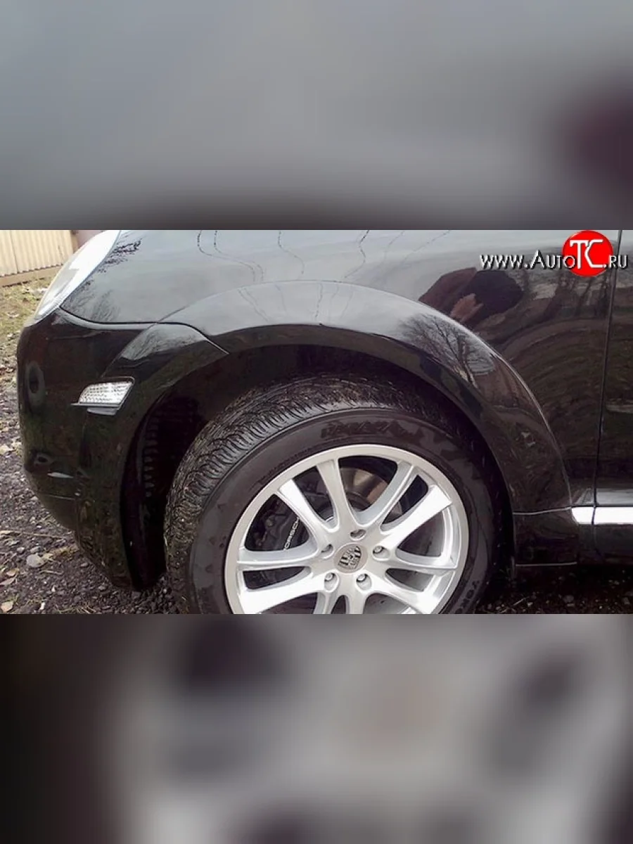 Комплект накладок на колёсные арки Je Design Porsche Cayenne 957 (2007-2010) (Неокрашенные)  в Самаре Самарской области