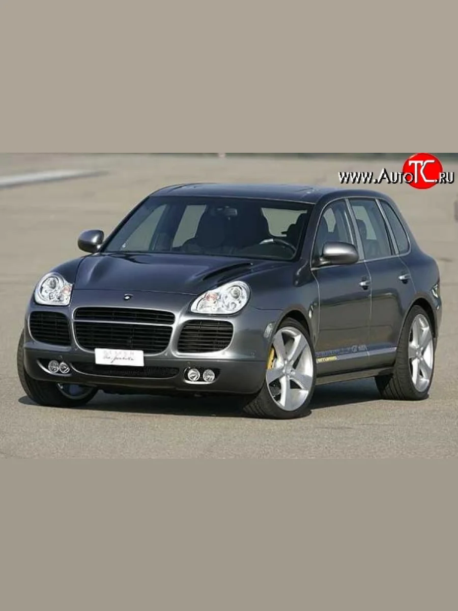 Накладка на передний бампер Gemballa Aero I Porsche Cayenne 955 (2002-2006) (Неокрашенная)  в Перми Пермском крае