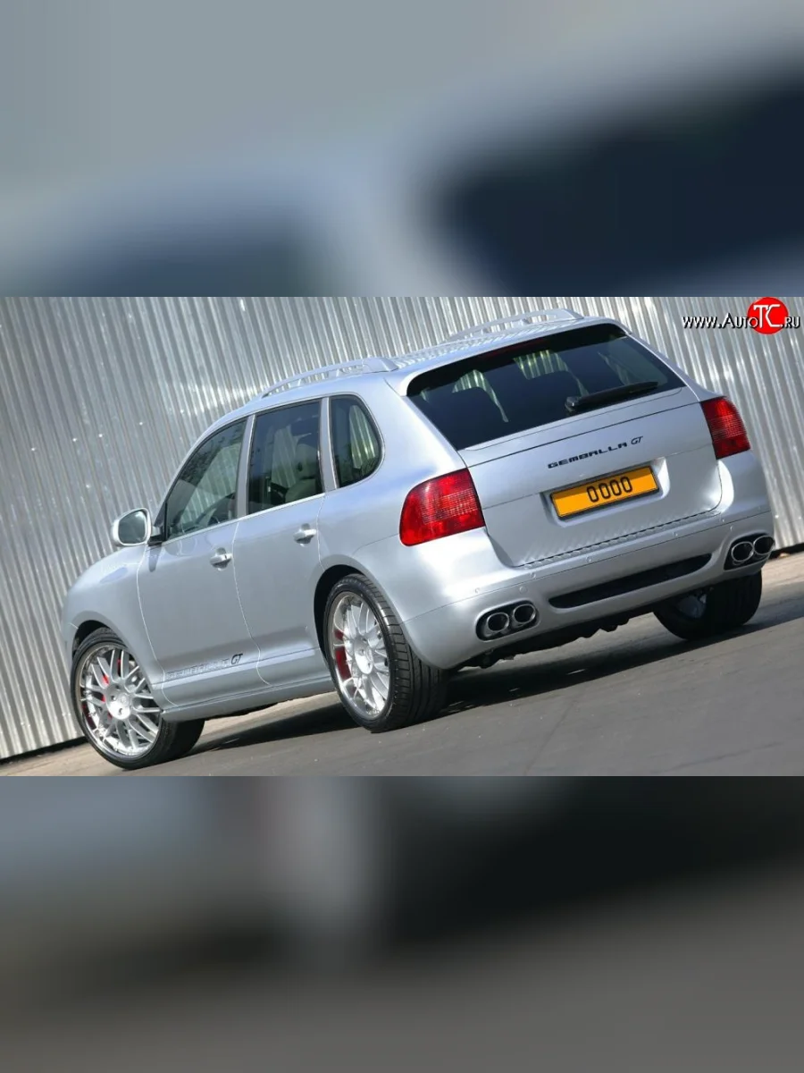 Накладка заднего бампера Gemballa Aero I Porsche Cayenne 955 (2002-2006) (Неокрашенная)  в Керчи Республика Крым