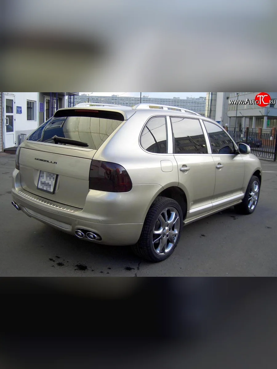 Накладка заднего бампера Gemballa Aero III Porsche Cayenne 955 (2002-2006) (Неокрашенная)  в Керчи Республика Крым