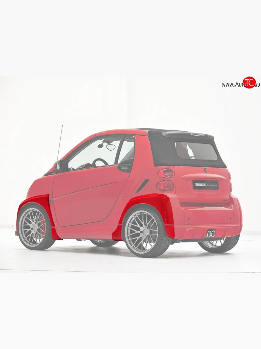 Накладки на колёсные арки Brabus Ultimate Smart Fortwo С453 2 хэтчбэк 3 дв. (2007-2014) (Неокрашенные)  в Керчи Республика Крым