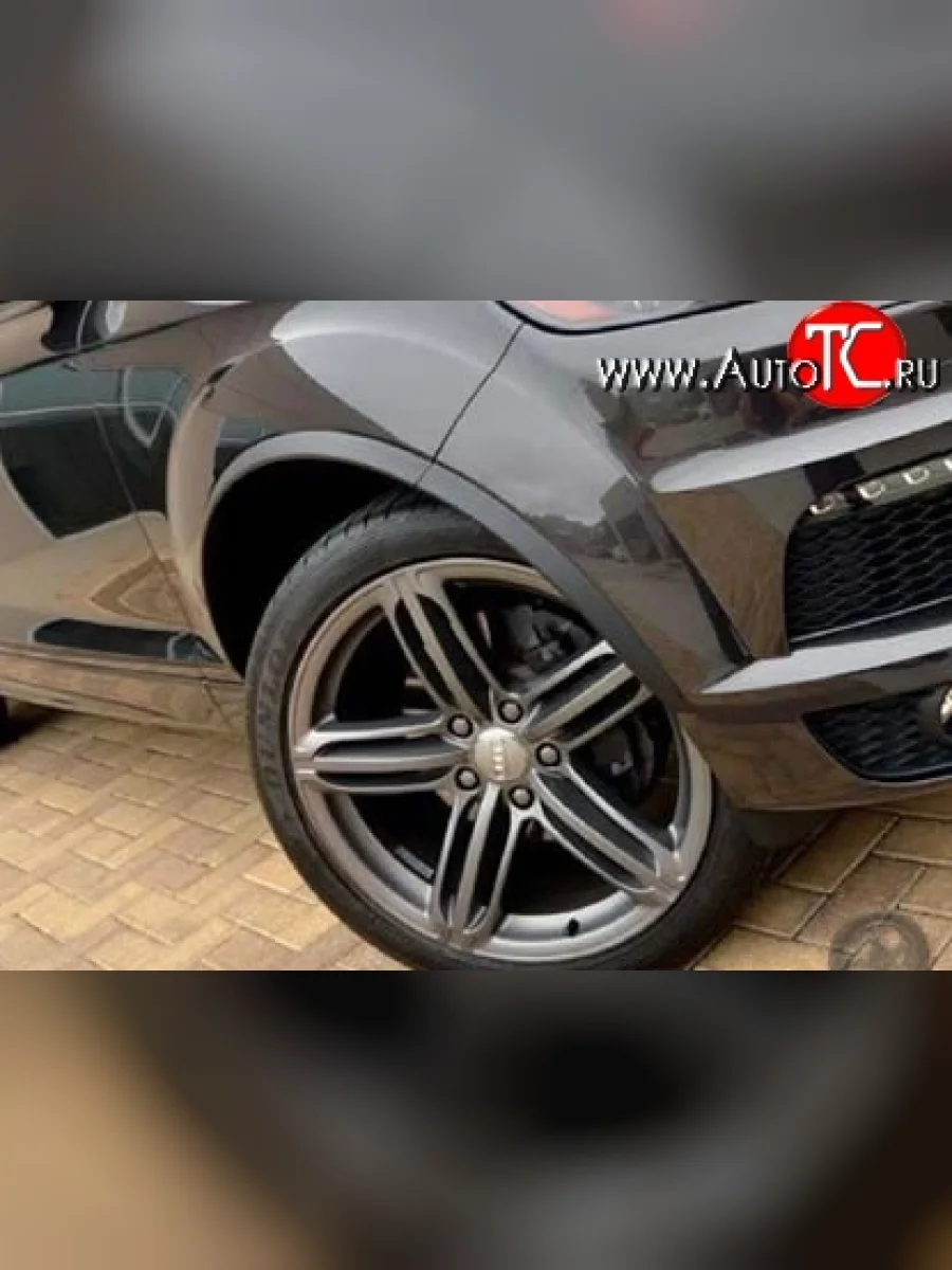 Накладки на колёсные арки Slim Arch Audi Q7 4L дорестайлинг (2005-2009) (Неокрашенные)  в Керчи Республика Крым