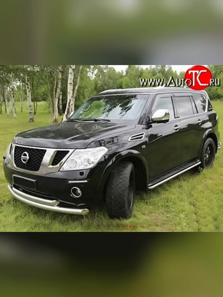 Накладки на колёсные арки Safary Nissan Patrol 6 Y62 дорестайлинг (2010-2014) (Неокрашенные)  в Воронеже Воронежской области