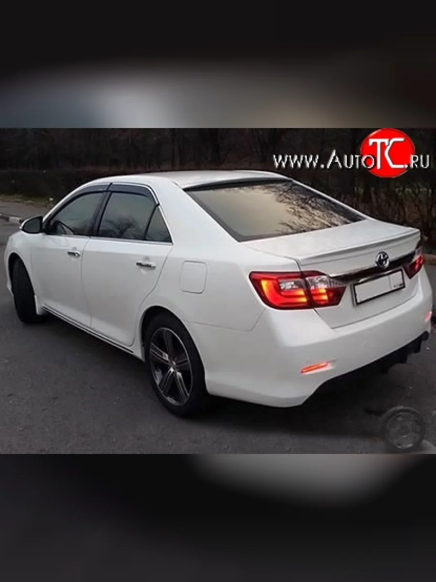 Козырёк на заднее стекло Modellista Toyota Camry XV55 1-ый рестайлинг (2014-2017) (Неокрашенный)  в Керчи Республика Крым