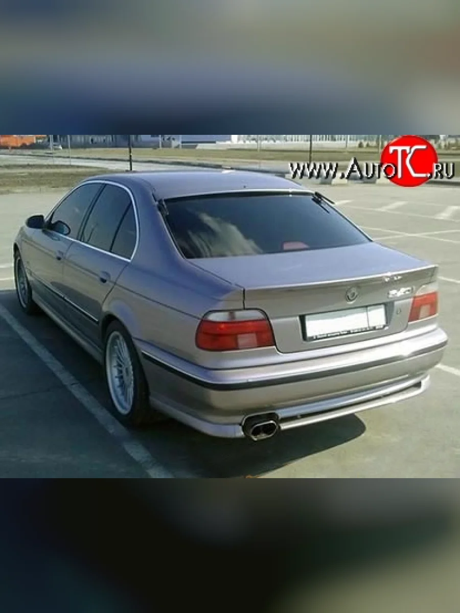 Накладка на задний бампер AC Schnitzer BMW 5 серия E39 седан рестайлинг (2000-2003) (Неокрашенная)  в Керчи Республика Крым