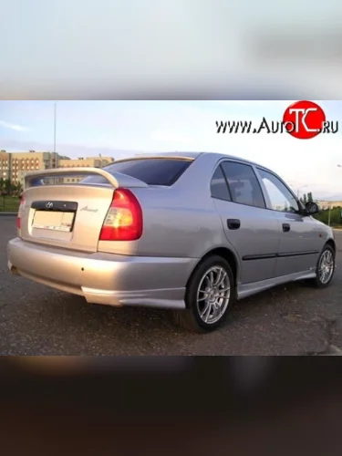 Козырёк на заднее стекло Street Hyundai Accent 2 LC седан дорестайлинг (ТагАЗ) (1999-2012)