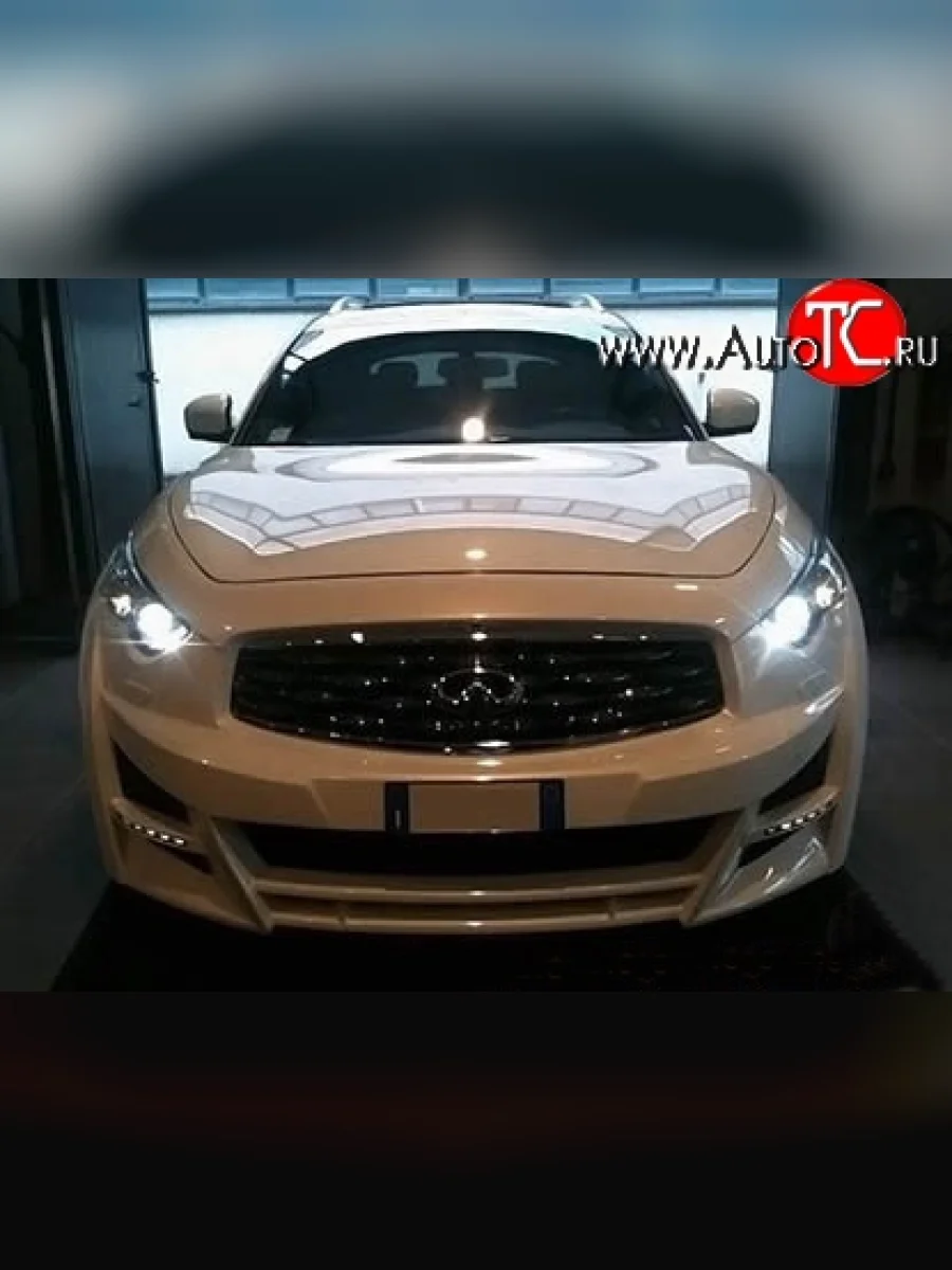 Передний бампер Lorinser INFINITI FX37 S51 рестайлинг (2011-2013) (Неокрашенный)  в Керчи Республика Крым
