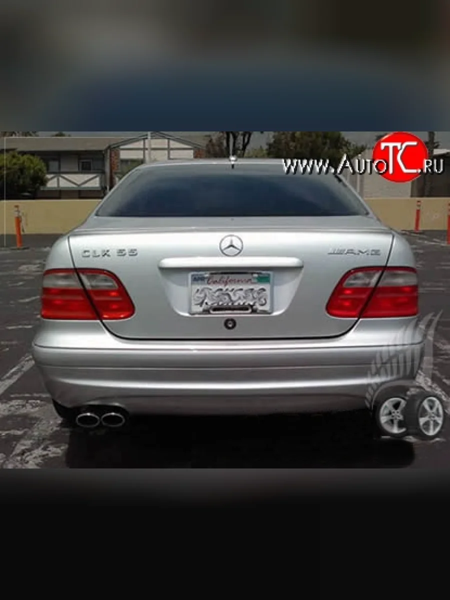 Задний бампер CLK 55 AMG Mercedes-Benz CLK class W208 (1997-2002) (Неокрашенный)  в Самаре Самарской области