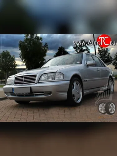 Передний бампер AMG Mercedes-Benz C-Class W202 дорестайлинг седан (1993-1997)