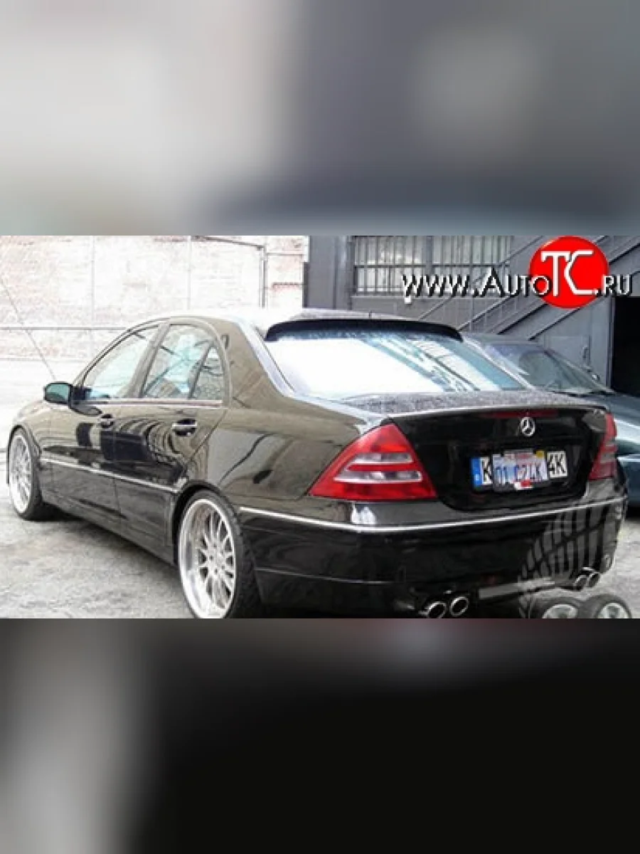 Козырёк на заднее стекло LORINSER Mercedes-Benz C-Class W203 дорестайлинг седан (2000-2004) (Неокрашенный)  в Самаре Самарской области