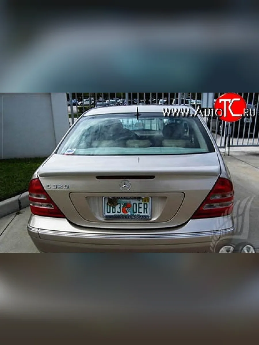 Лип спойлер LORINSER Mercedes-Benz C-Class W203 дорестайлинг седан (2000-2004) (Неокрашенный)  в Самаре Самарской области