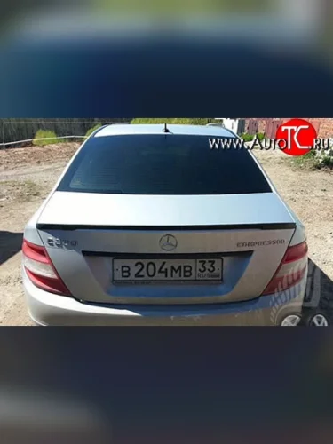 Лип спойлер EDO COMPETITION Mercedes-Benz C-Class W204 дорестайлинг седан (2007-2011)