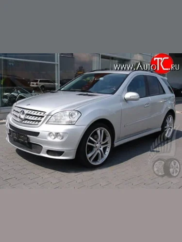Накладка на передний бампер BRABUS Mercedes-Benz ML class W164 дорестайлинг (2005-2008)