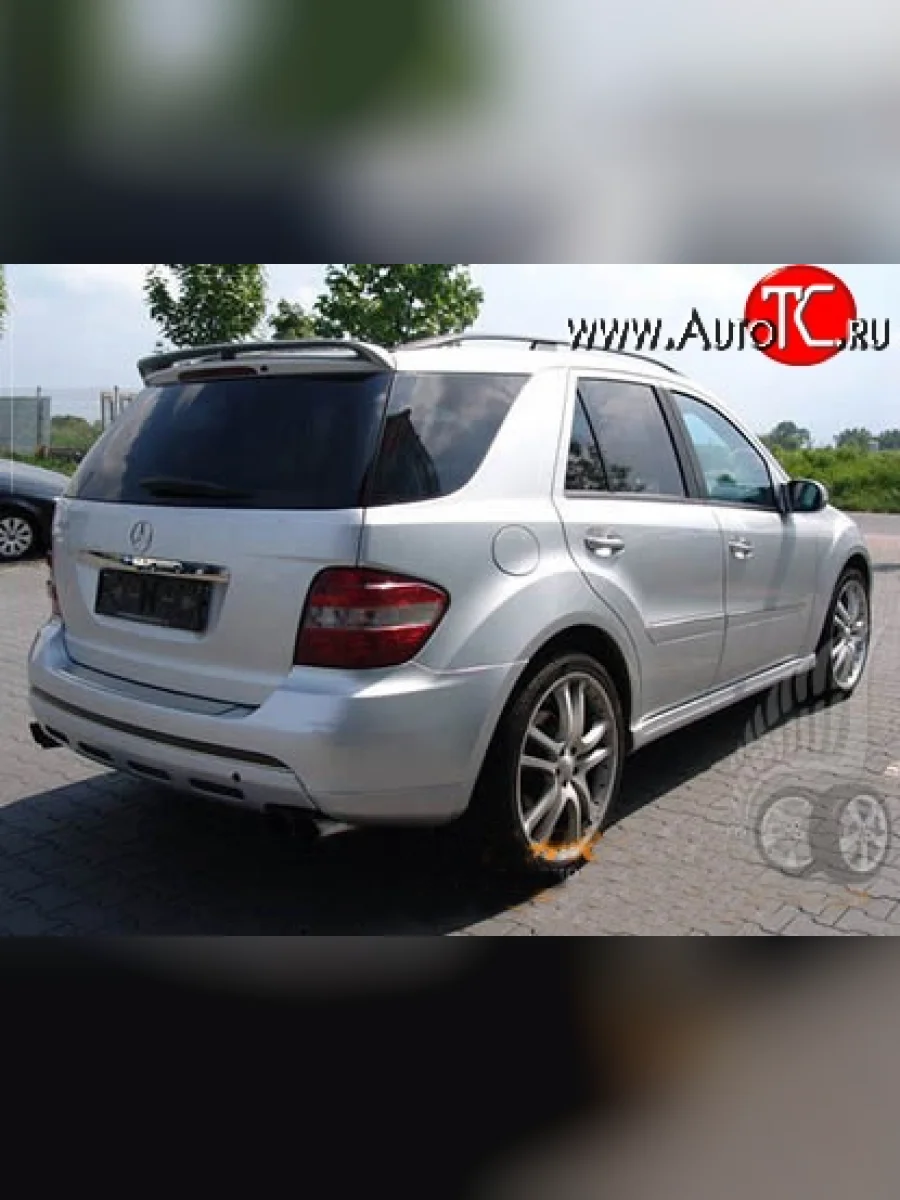 Диффузор заднего бампера BRABUS  Mercedes-Benz ML class  W164 (2005-2008) дорестайлинг (Неокрашенная)