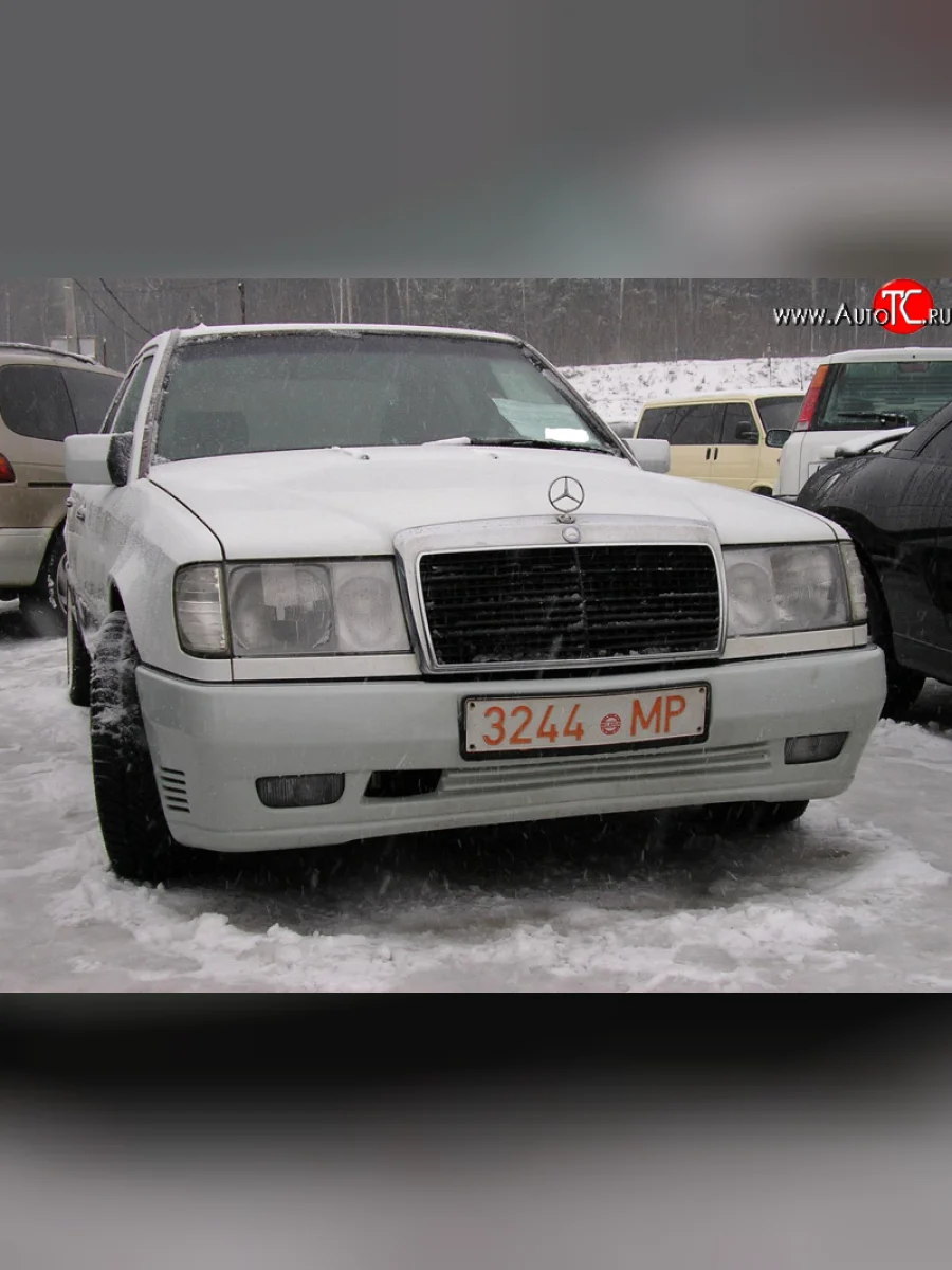 Передний бампер Classic на Mercedes-Benz E-Class W124 седан дорестайлинг (1984-1993)  в Самаре Самарской области