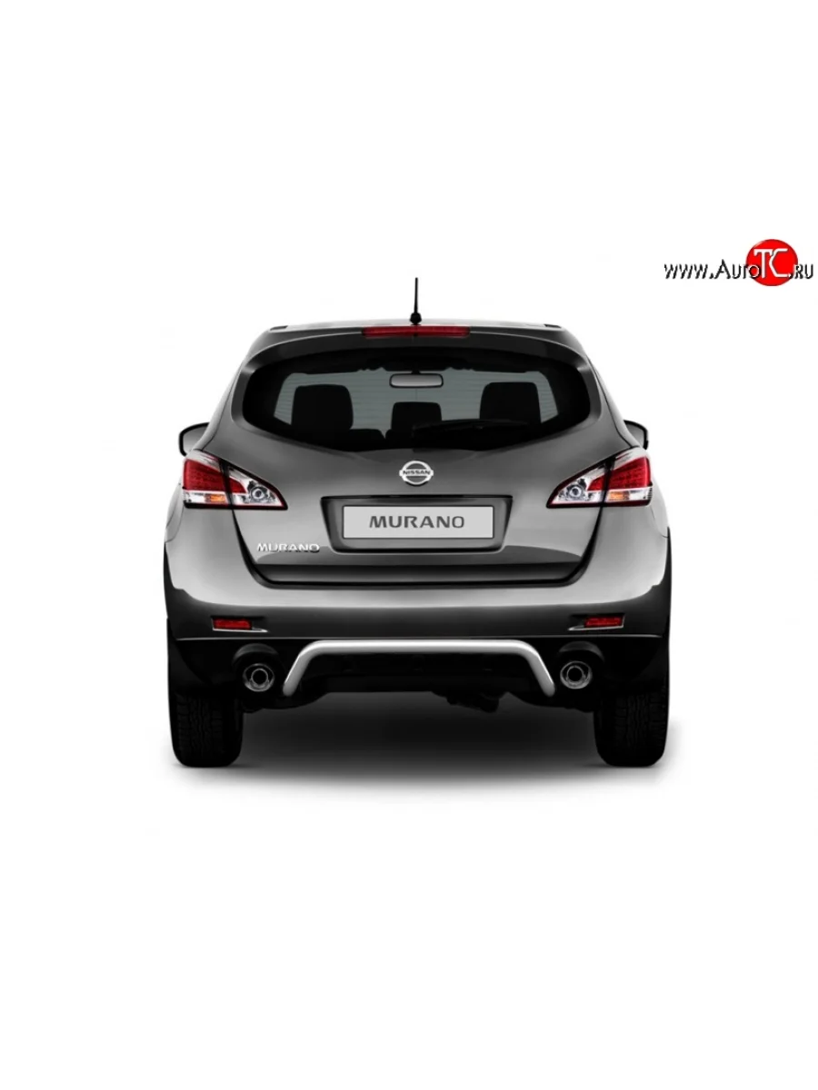 Защита заднего бампера из трубы диаметром 51 мм Petroil Tuning  Nissan Murano (2008-2011) 2 Z51  в Самаре Самарской области