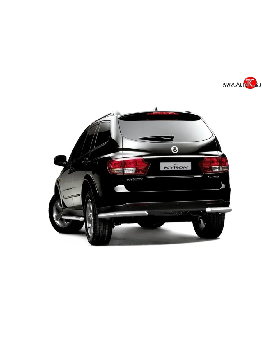 Защита заднего бампера Petroil Tuning 63 мм SSANGYONG Kyron дорестайлинг (2005-2007)  в Самаре Самарской области