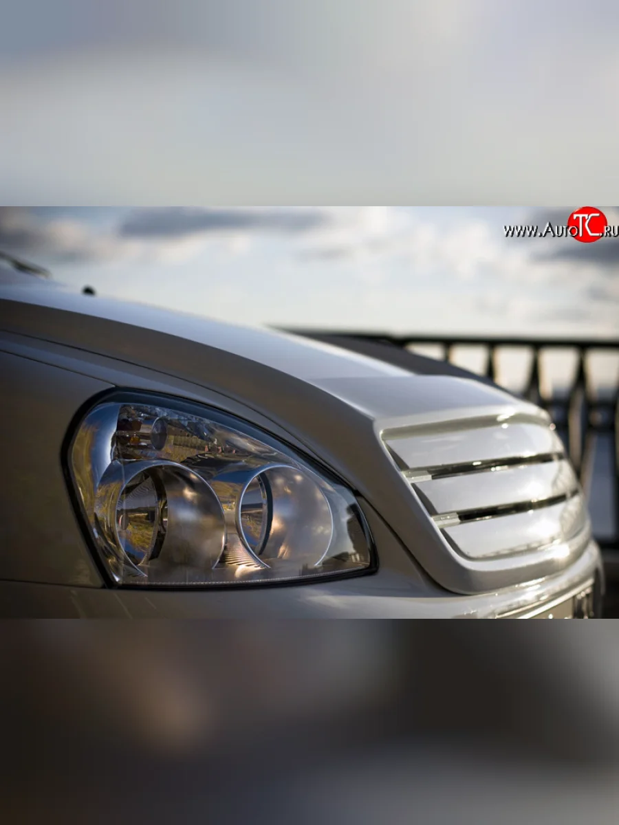 Накладка капота Elite Лада ВАЗ Приора 2170 седан дорестайлинг (2007-2014) (Неокрашенный)  в Самаре Самарской области