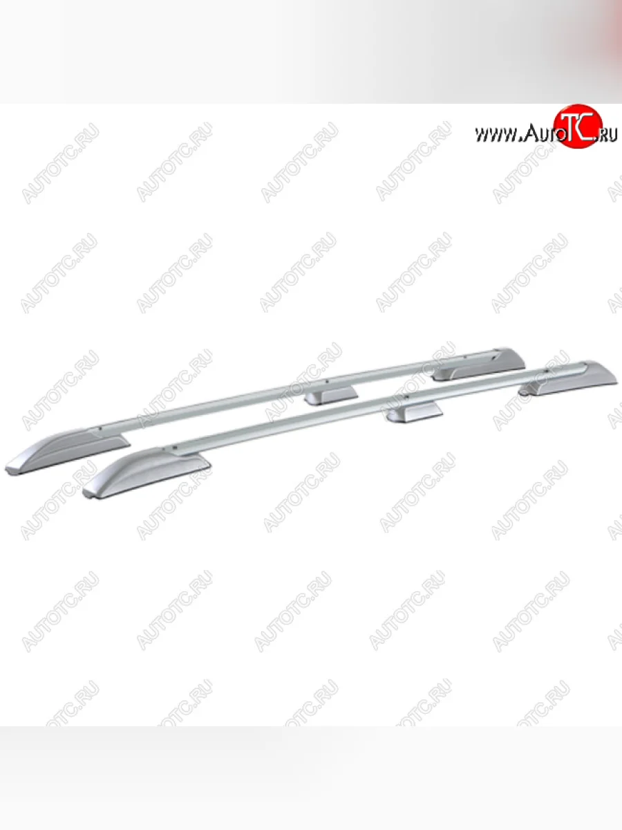 Рейлинги АПС  Toyota Land Cruiser Prado (2009-2025) J150 (Серебристые, без поперечин)  в Самаре Самарской области