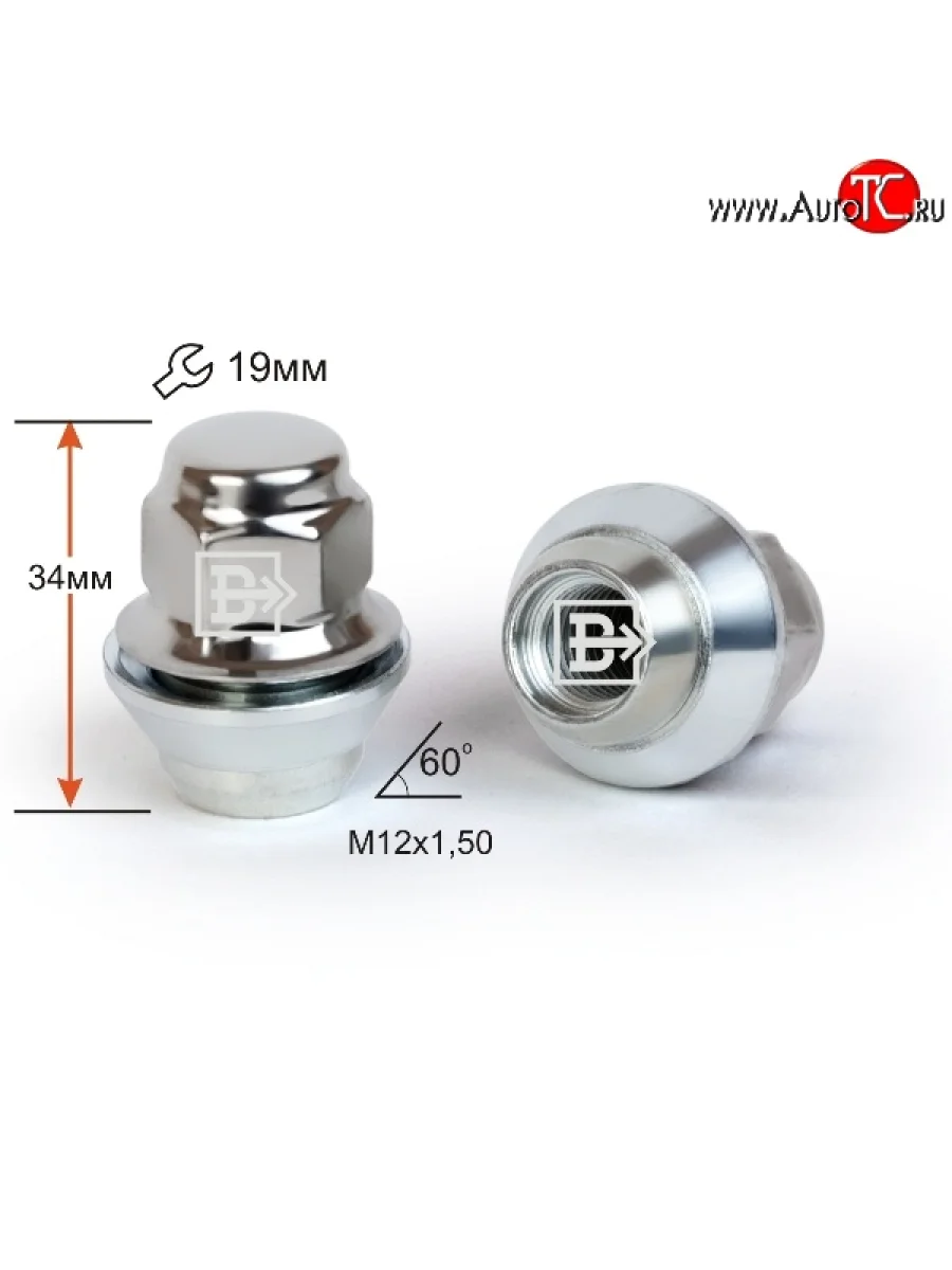 Колёсная гайка Вектор M12 1.5    в Самаре Самарской области