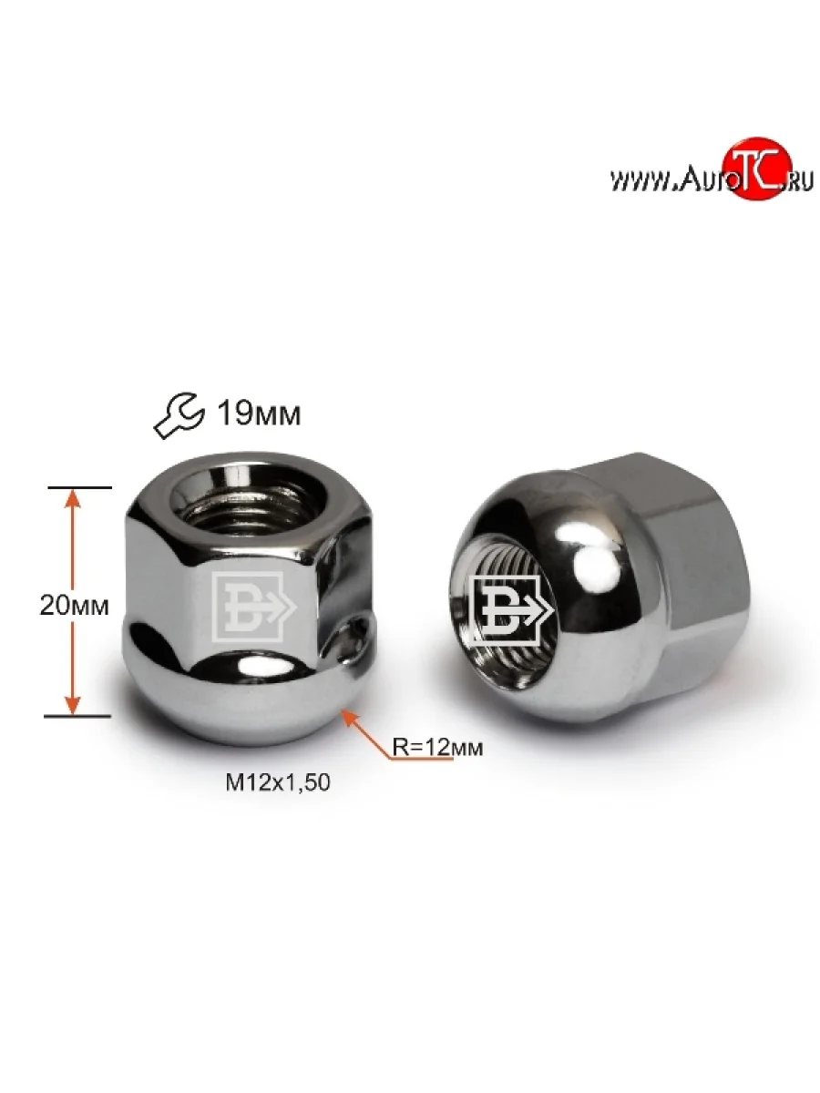 Колёсная гайка Вектор M12 1.5 Hyundai Matrix 1 FC 2-ой рестайлинг (2008-2010)