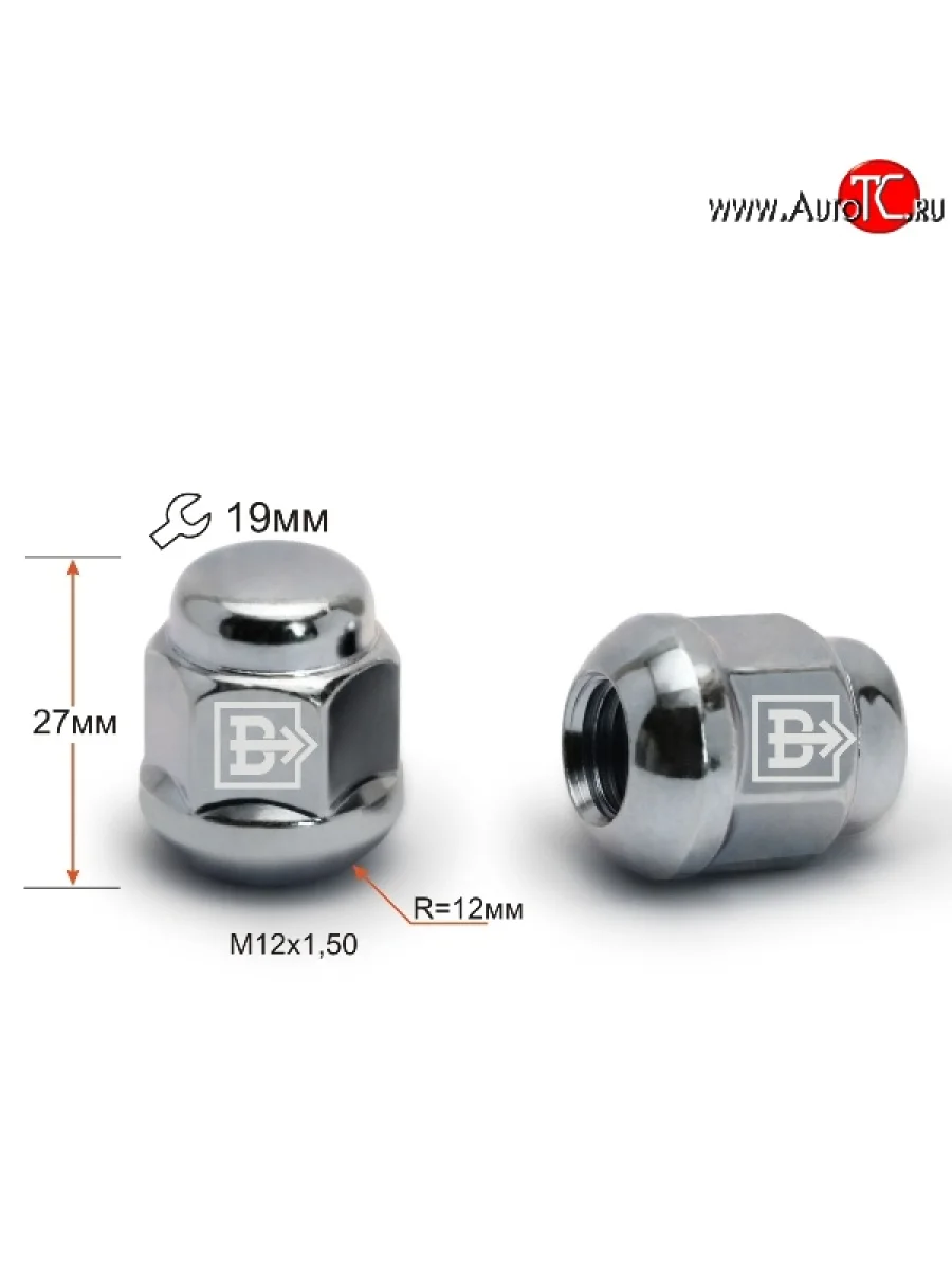 Колёсная гайка Вектор M12 1.5 Seat Toledo Mk1 седан (1991-1999)