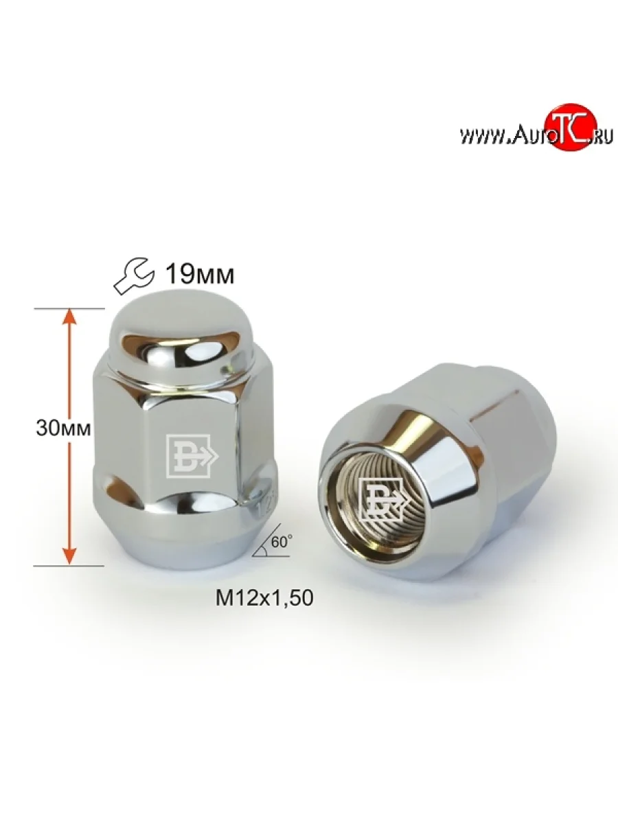 Колёсная гайка Вектор M12 1.5 Toyota Venza GV10 рестайлинг (2012-2016)