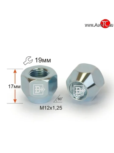 Колёсная гайка Вектор M12 1.25 