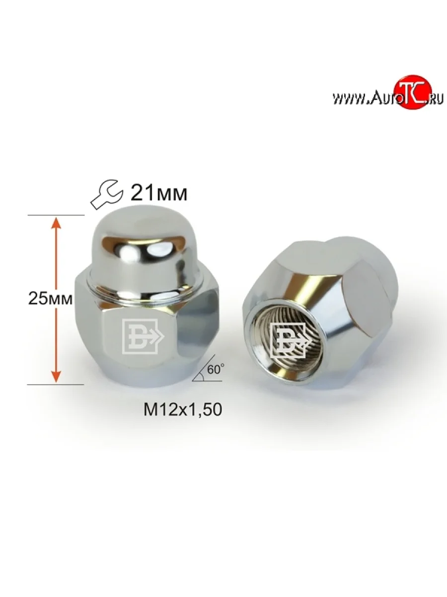 Колёсная гайка Вектор M12 1.5 Seat Toledo Mk1 седан (1991-1999)