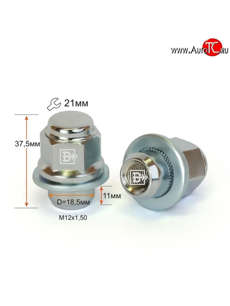 Колёсная гайка Вектор M12 1.5 Seat Toledo Mk1 седан (1991-1999)