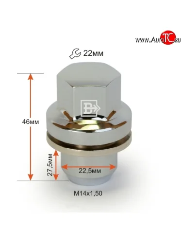 Колёсная гайка Вектор M14 1.5 Audi A4 B7 седан (2004-2008) 
