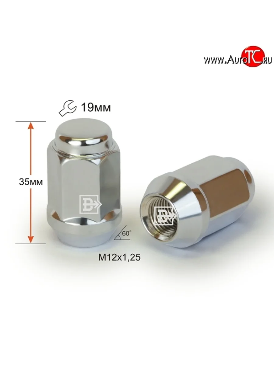 Колёсная гайка Вектор M12 1.25    с доставкой в г. Керчь