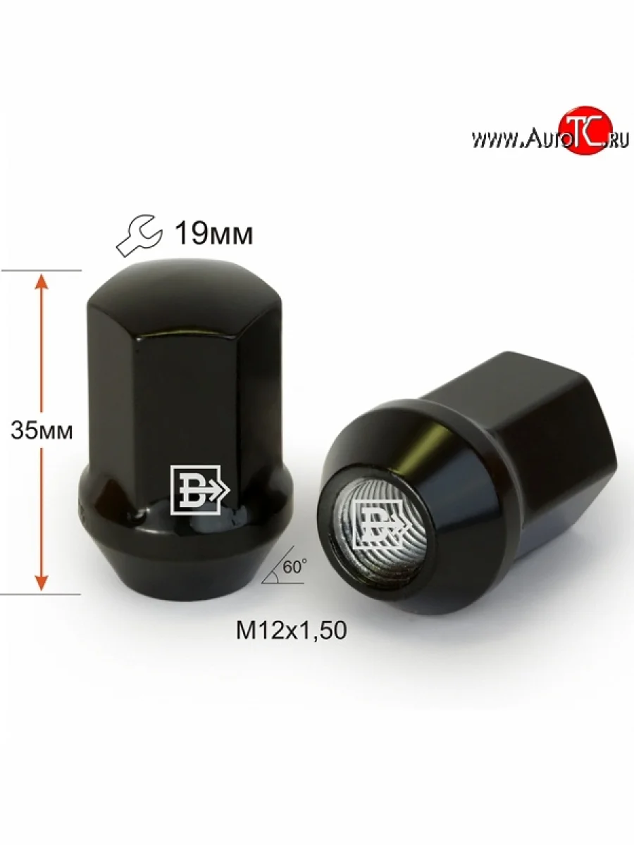 Колёсная гайка Вектор M12 1.5 Seat Toledo Mk1 седан (1991-1999)