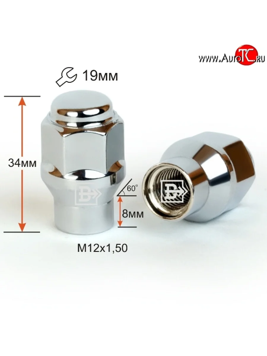 Колёсная гайка Вектор M12 1.5 Seat Toledo Mk1 седан (1991-1999)