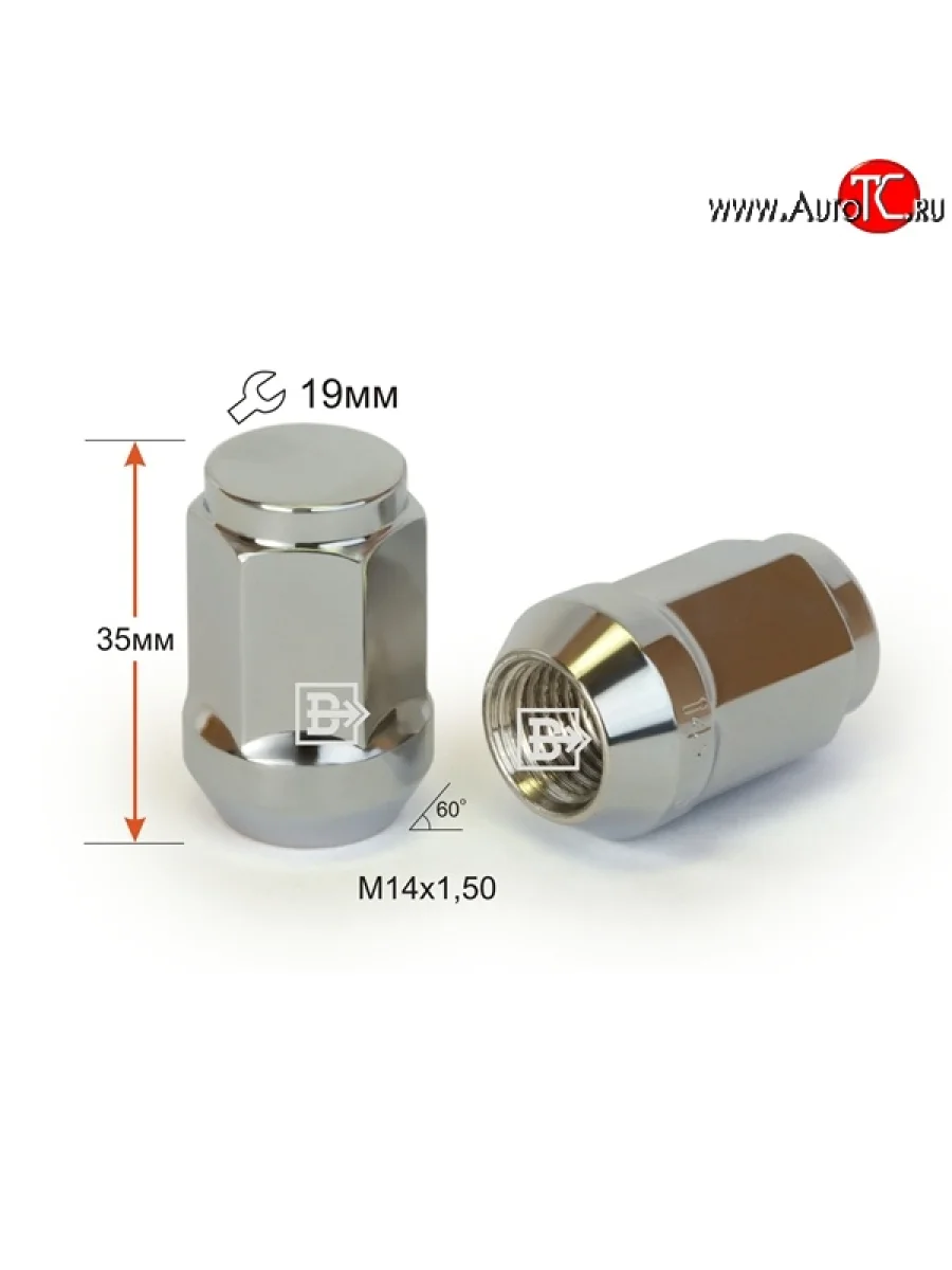 Колёсная гайка Вектор M14 1.5 Volkswagen Transporter T5 дорестайлинг (2003-2009)