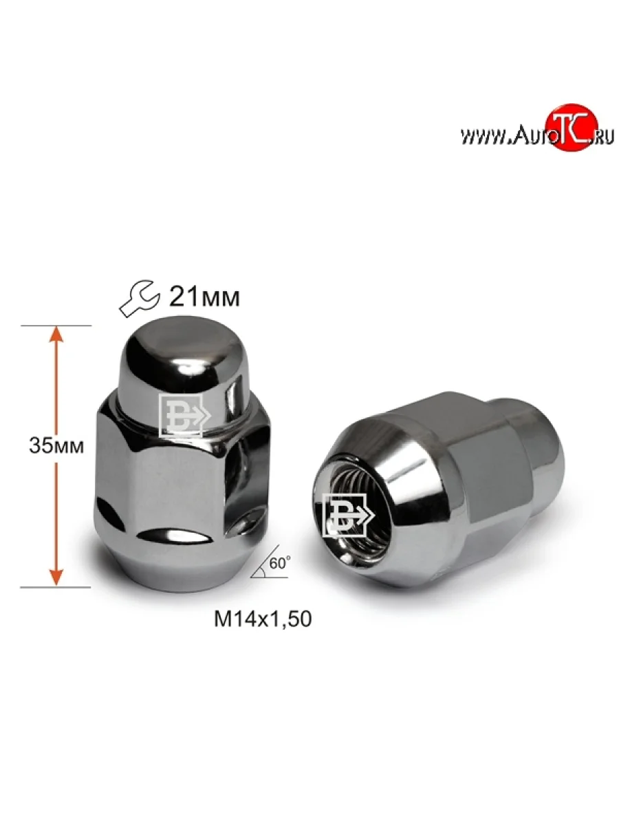 Колёсная гайка Вектор M14 1.5 Skoda Fabia Mk1 хэтчбэк дорестайлинг (2000-2004)