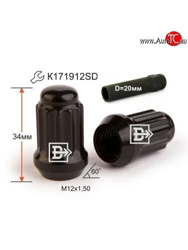 Колёсная гайка Вектор M12 1.5 