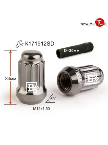 Колёсная гайка Вектор M12 1.5 