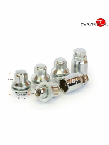 Комплект колёсных гаек (конус) Вектор M12 1.5 