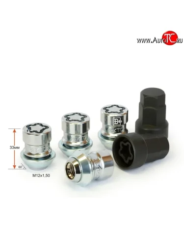 Комплект колёсных гаек (конус) Вектор M12 1.5 