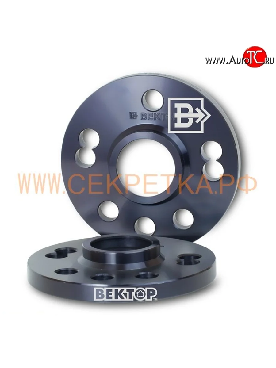 Шайба-проставка 13.0 мм Вектор 13.0 57.1 57.1 5 100.0 Seat Ibiza 6J хэтчбэк 5 дв. доресталийнг (2008-2012) 5x100.0xDIA57.1xM14x1.5