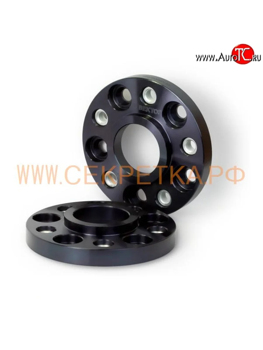 Адаптер-проставка с футорками 20.0 мм Вектор 20.0 84.1 84.1 5 130.0 SSANGYONG Kyron дорестайлинг (2005-2007) 5x130.0xDIA84.1xM14x1.5