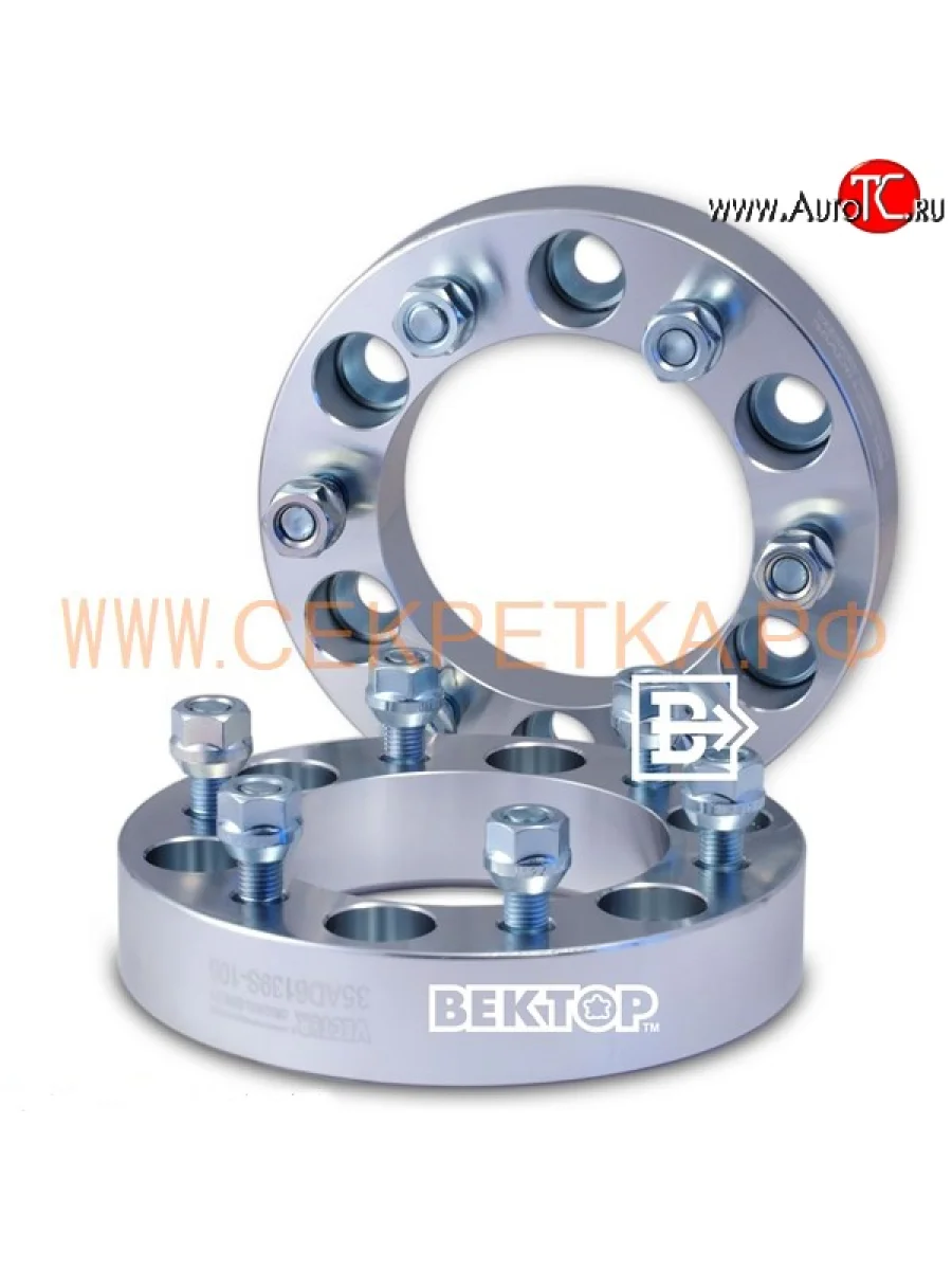 Адаптер-проставка 30 мм со шпильками Вектор 30.0 108.1 108.1 6 139.7 BAIC BJ40C (2023-2025) 6x139.7xDIA108.1x1/2