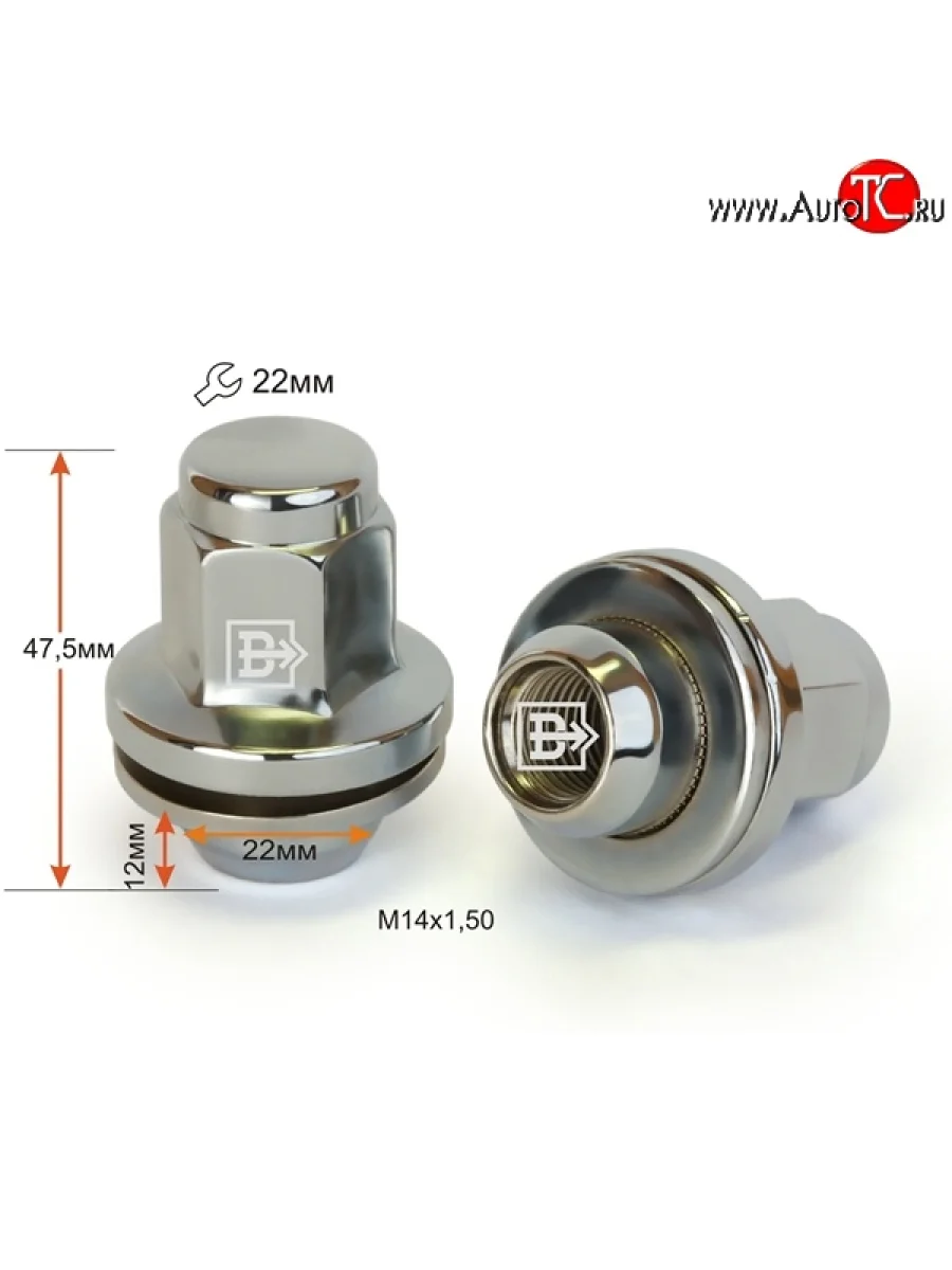 Колёсная гайка (прессшайба) Вектор M14 1.5 Seat Tarraco KN2 (2018-2025)