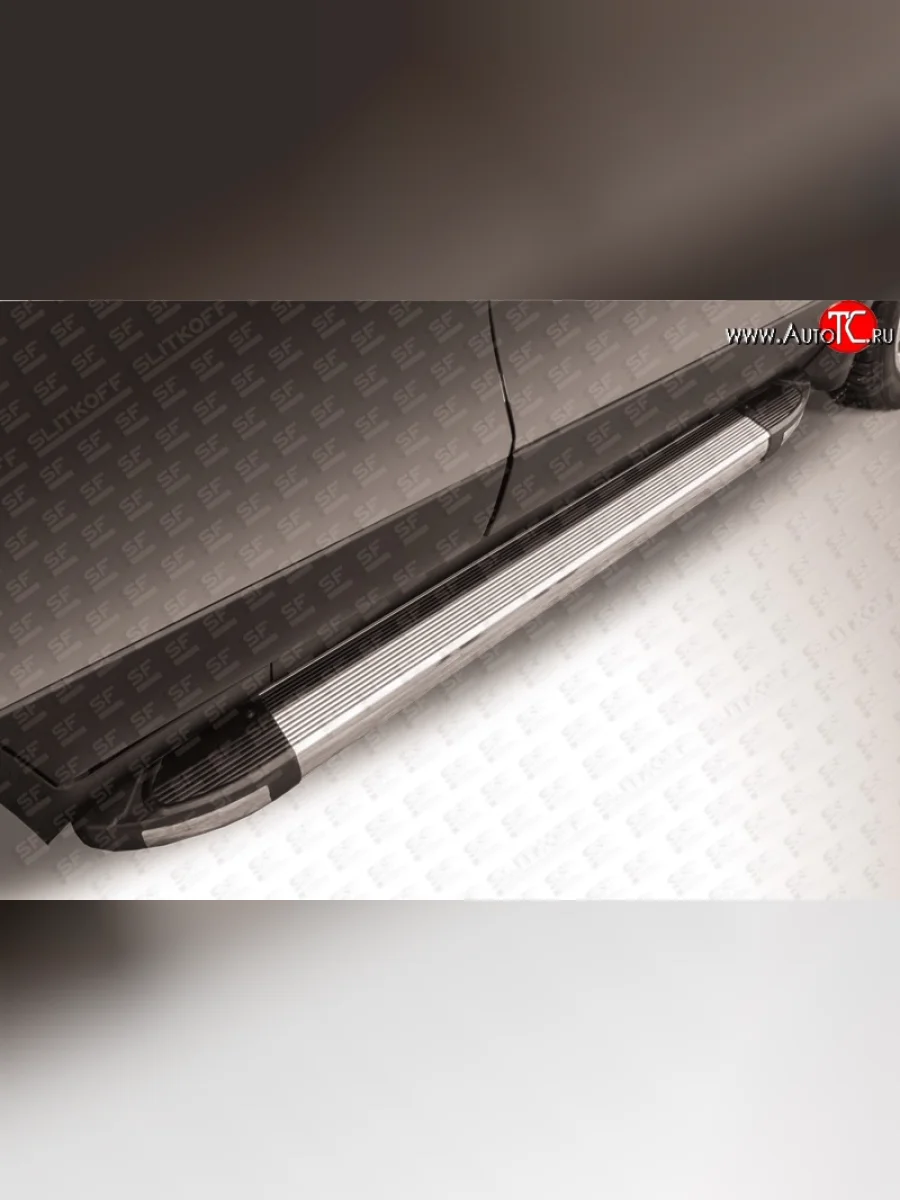 Алюминиевые пороги Slitkoff Opel Mokka  дорестайлинг (2012-2016)  в Керчи Республика Крым